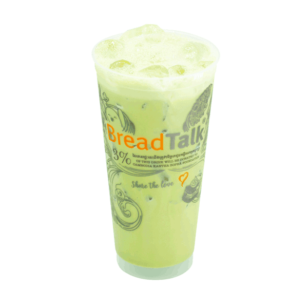 Iced Green Tea Latte BreadTalk Cambodia